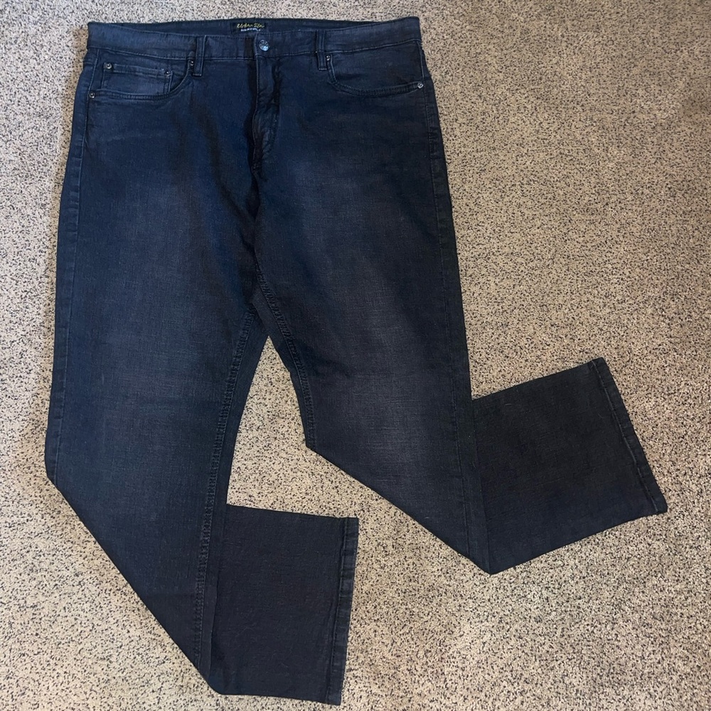 Men’s Urban Star Premium Denim Black Jeans NWT Size 40W/32L NEW